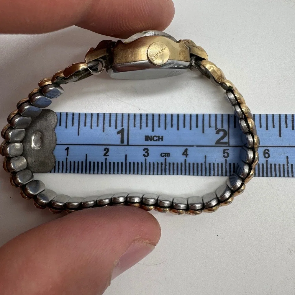 Vintage Benrus Women Watch 10K RGP Bezel Swiss Made Gold Tone‎ working movement